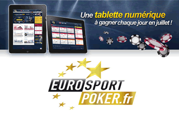 iPad 2  gagner tout le mois de juillet sur EuroSport Poker