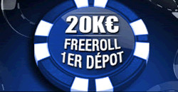 Freeroll 20 k premier dpt Full Tilt Poker FR